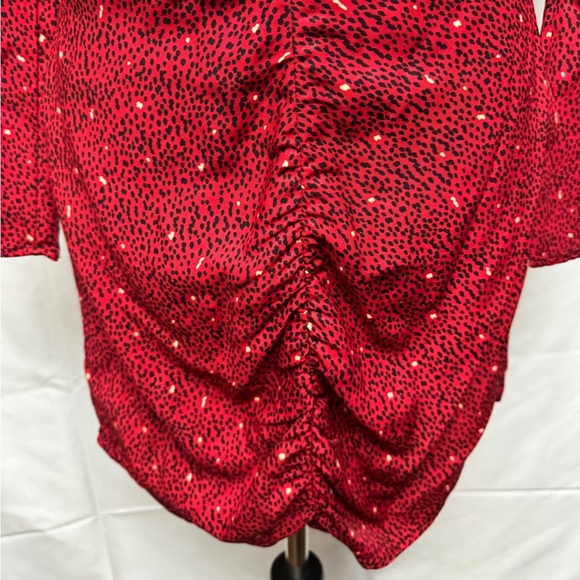 Zara Ruched Long Sleeve Dress - Picture 7 of 10